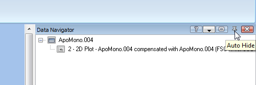 图4.21  Auto Hide Pin Icon in a Docked Window (停靠窗口里的自动隐藏图钉图标)